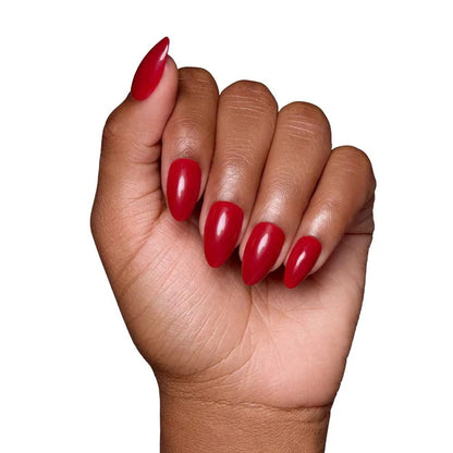 Litora Classic Red uzlīmējamie nagi, uz rokām