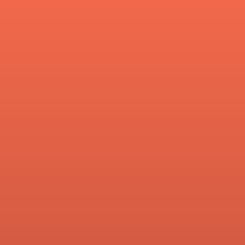 Neon Coral Long Oval